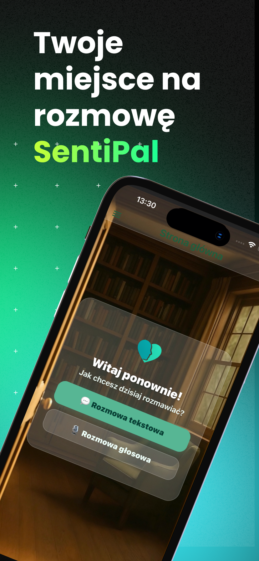 Ekran startowy SentiPal